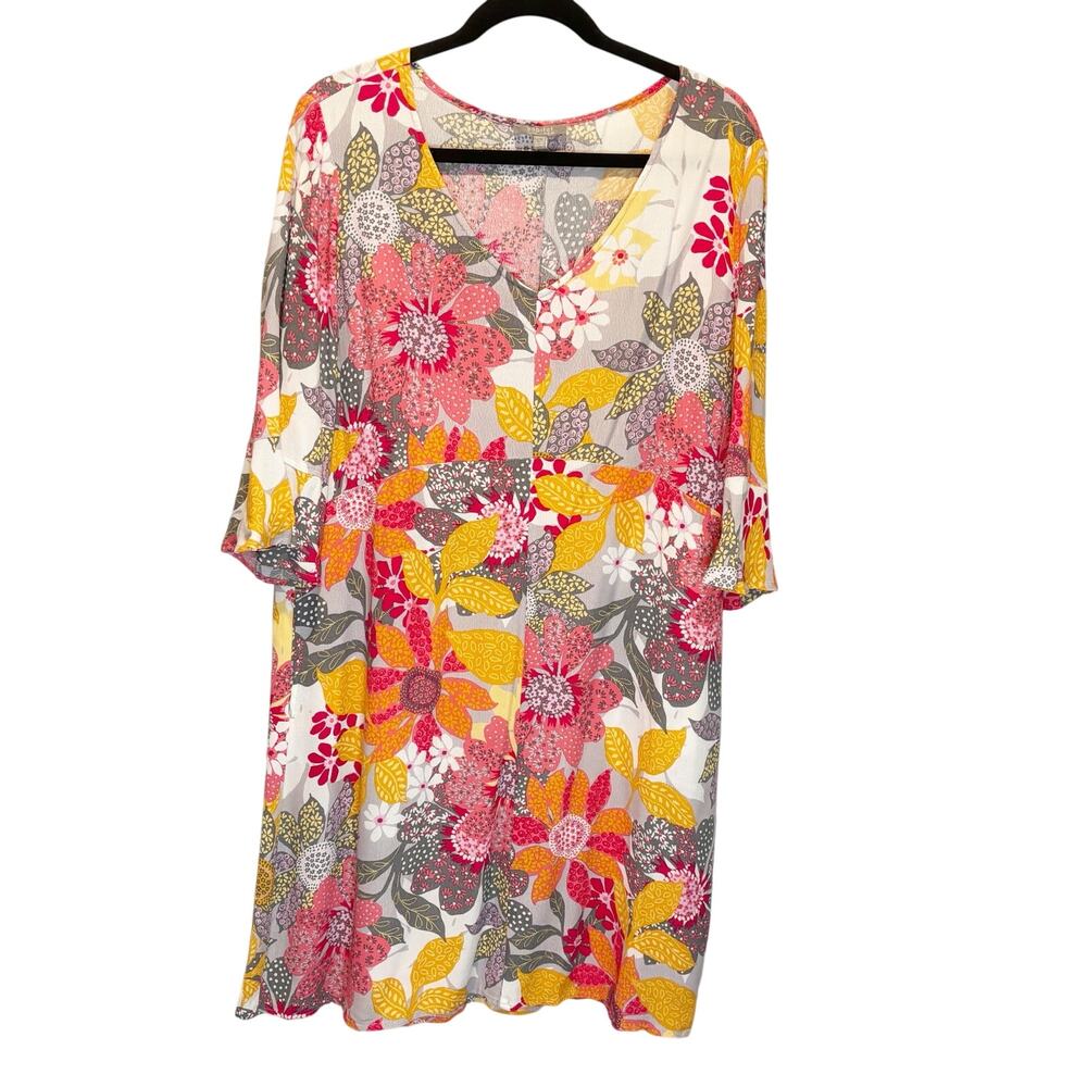 Habitat Bright Floral Dress - size Large